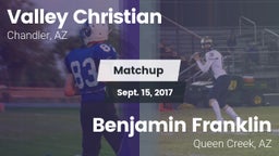 Matchup: Valley Christian vs. Benjamin Franklin  2017