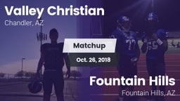 Matchup: Valley Christian vs. Fountain Hills  2018