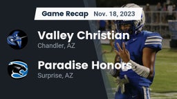 Recap: Valley Christian  vs. Paradise Honors  2023