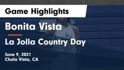 Bonita Vista  vs La Jolla Country Day  Game Highlights - June 9, 2021