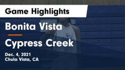 Bonita Vista  vs Cypress Creek  Game Highlights - Dec. 4, 2021