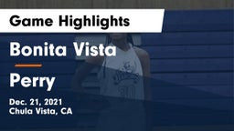 Bonita Vista  vs Perry  Game Highlights - Dec. 21, 2021