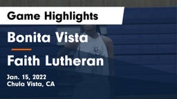 Bonita Vista  vs Faith Lutheran  Game Highlights - Jan. 15, 2022