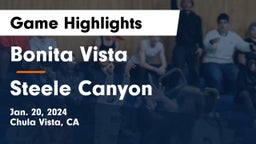 Bonita Vista  vs Steele Canyon  Game Highlights - Jan. 20, 2024