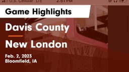 Davis County  vs New London  Game Highlights - Feb. 2, 2023