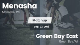 Matchup: Menasha vs. Green Bay East  2016