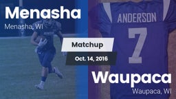 Matchup: Menasha vs. Waupaca  2016