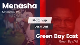 Matchup: Menasha vs. Green Bay East  2018