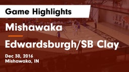 Mishawaka  vs Edwardsburgh/SB Clay Game Highlights - Dec 30, 2016