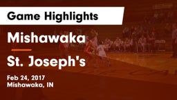 Mishawaka  vs St. Joseph's  Game Highlights - Feb 24, 2017