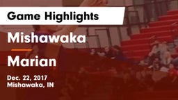 Mishawaka  vs Marian  Game Highlights - Dec. 22, 2017