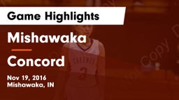 Mishawaka  vs Concord  Game Highlights - Nov 19, 2016