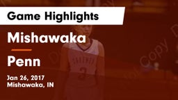 Mishawaka  vs Penn  Game Highlights - Jan 26, 2017
