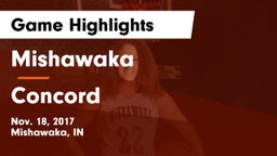 Mishawaka  vs Concord  Game Highlights - Nov. 18, 2017