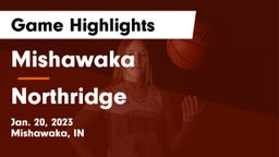 Mishawaka  vs Northridge  Game Highlights - Jan. 20, 2023