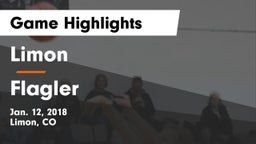 Limon  vs Flagler Game Highlights - Jan. 12, 2018