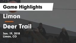 Limon  vs Deer Trail Game Highlights - Jan. 19, 2018