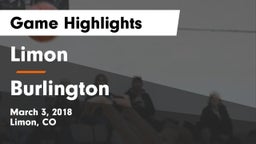 Limon  vs Burlington  Game Highlights - March 3, 2018