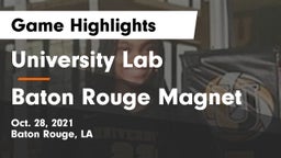 University Lab  vs Baton Rouge Magnet  Game Highlights - Oct. 28, 2021