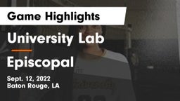 University Lab  vs Episcopal  Game Highlights - Sept. 12, 2022