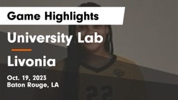 University Lab  vs Livonia Game Highlights - Oct. 19, 2023