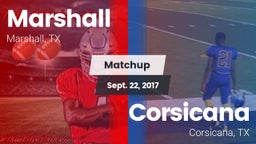 Matchup: Marshall  vs. Corsicana  2017