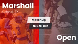 Matchup: Marshall  vs. Open 2017