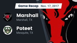Recap: Marshall  vs. Poteet  2017