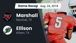 Recap: Marshall  vs. Ellison  2018