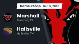 Recap: Marshall  vs. Hallsville  2018