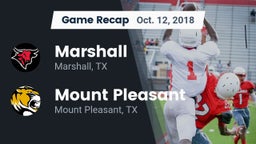 Recap: Marshall  vs. Mount Pleasant  2018