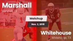 Matchup: Marshall  vs. Whitehouse  2018