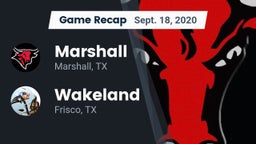 Recap: Marshall  vs. Wakeland  2020