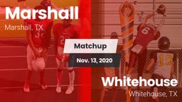 Matchup: Marshall  vs. Whitehouse  2020