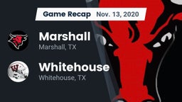 Recap: Marshall  vs. Whitehouse  2020