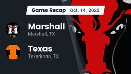 Recap: Marshall  vs. Texas  2022