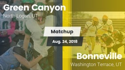 Matchup: Green Canyon High Sc vs. Bonneville  2018