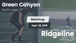 Matchup: Green Canyon High Sc vs. Ridgeline  2018