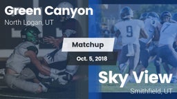 Matchup: Green Canyon High Sc vs. Sky View  2018