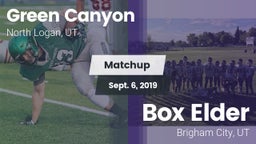 Matchup: Green Canyon High Sc vs. Box Elder  2019