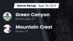 Recap: Green Canyon  vs. Mountain Crest  2019