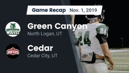 Recap: Green Canyon  vs. Cedar  2019