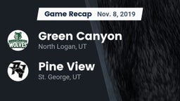 Recap: Green Canyon  vs. Pine View  2019