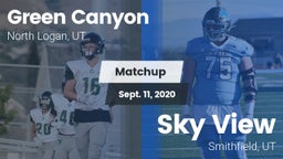 Matchup: Green Canyon High Sc vs. Sky View  2020