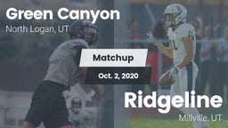 Matchup: Green Canyon High Sc vs. Ridgeline  2020