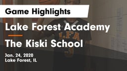 Lake Forest Academy  vs The Kiski School Game Highlights - Jan. 24, 2020