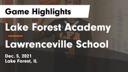 Lake Forest Academy  vs Lawrenceville School Game Highlights - Dec. 5, 2021