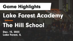 Lake Forest Academy  vs The Hill School Game Highlights - Dec. 15, 2023