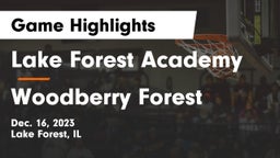Lake Forest Academy  vs Woodberry Forest  Game Highlights - Dec. 16, 2023