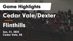 Cedar Vale/Dexter  vs Flinthills  Game Highlights - Jan. 31, 2023